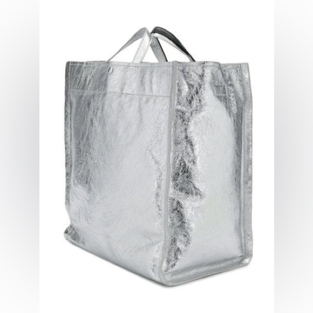 3.1 Phillip LIM Metallic Leather Accordion Tote